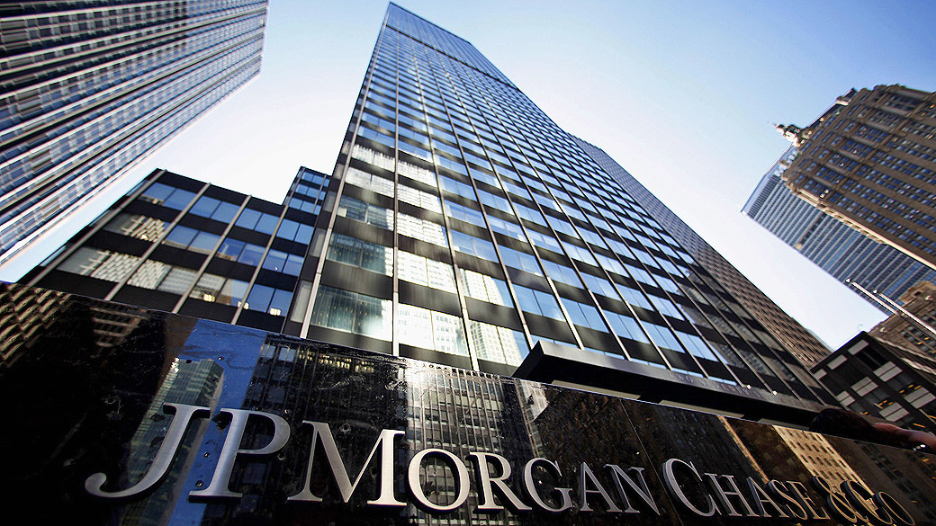 Fachada do banco JPMorgan, em Nova York
