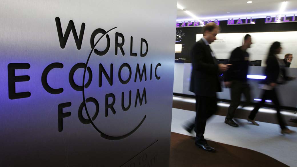 Fórum Econômico Mundial, em Davos: evento começará no próximo dia 23