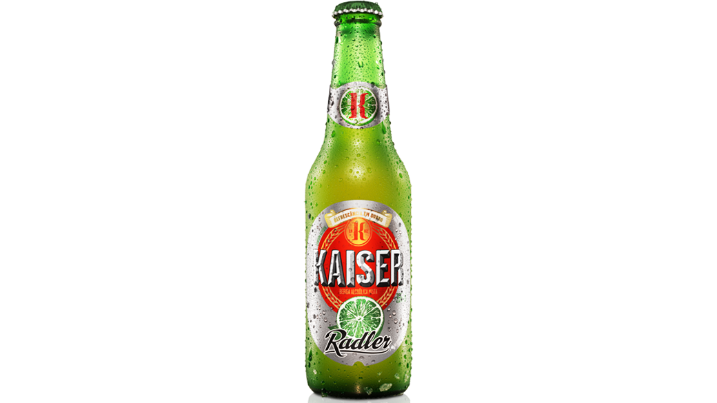 A cerveja Kaiser Radler já pode ser encontrada no Brasil, mas campanha terá início em janeiro, coincidindo com a chegada do verão