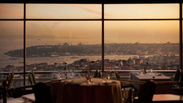 Vista geral da cidade de Istambul, Turquia