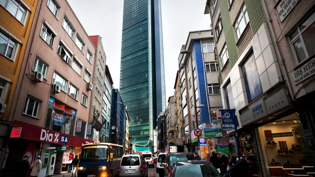 Istanbul Sapphire, edifício mais alto da Turquia, localizado no distrito central de negócios de Levent