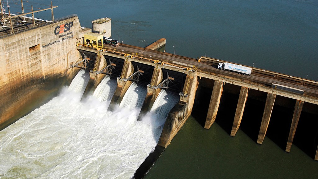 Usina hidrelétrica de Jupiá na divisa dos estados de São Paulo e Mato Grosso do Sul