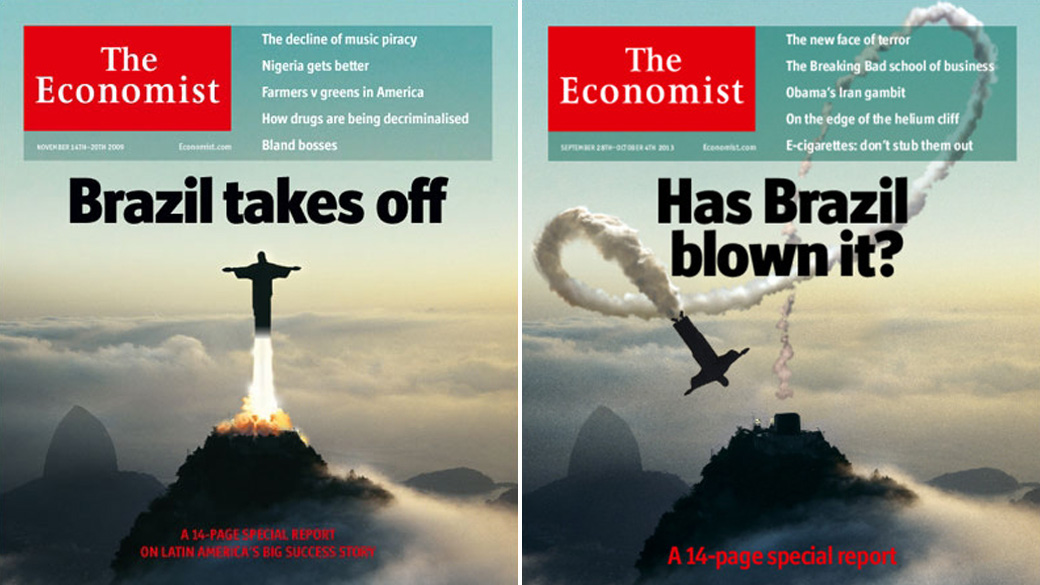 Capa da revista The Economist América Latina de 16/10/2014