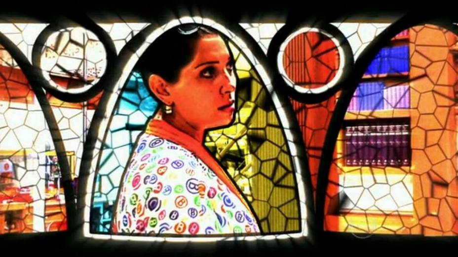Edição do BBB13 desfaz imagem de santa de Andressa
