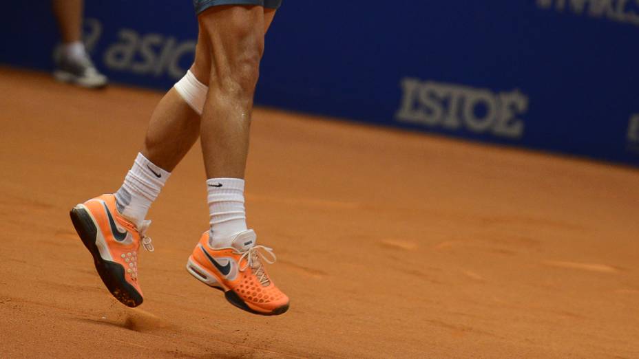 Nadal na Final do Brasil Open, no Ginásio do Ibirapuera