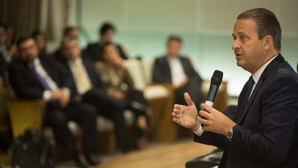 Eduardo Campos, candidato do PSB à Presidência da República