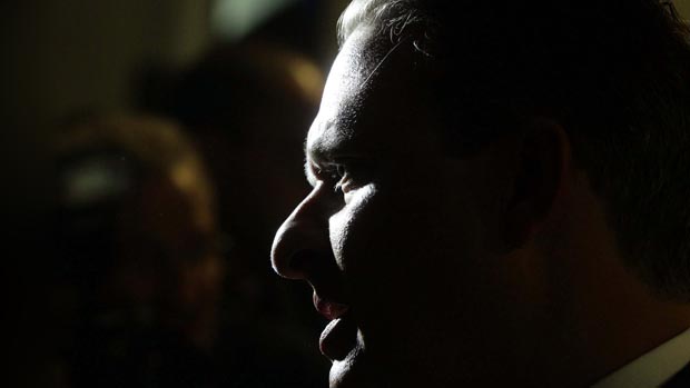 O candidato do PSB à Presidência, Eduardo Campos, durante sabatina