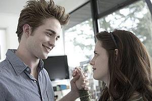 Pattinson e Kristen: ela não admite namoro