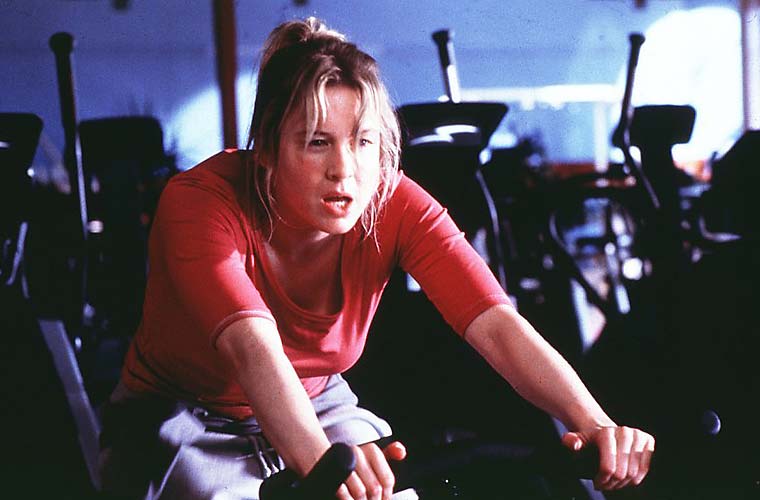 Renée Zellweger ficou com 14 quilos a mais para fazer O Diário de Bridget Jones.