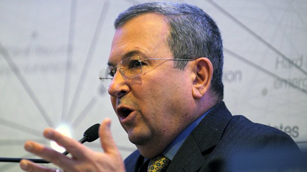 O ministro da Defesa de Israel, Ehud Barak, durante debate no Fórum Econômico Mundial, em Davos
