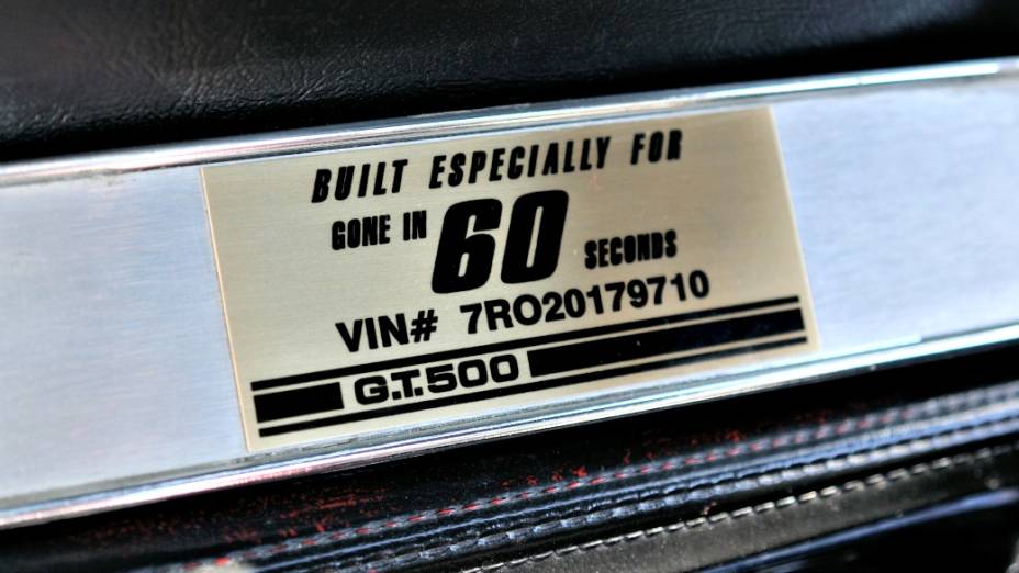Um dos exemplares do Mustang Shelby GT500 1967 usado no filme 60 Segundos foi vendido no sábado, em Indianápolis