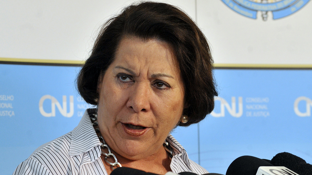 A corregedora nacional de Justiça, ministra Eliana Calmon