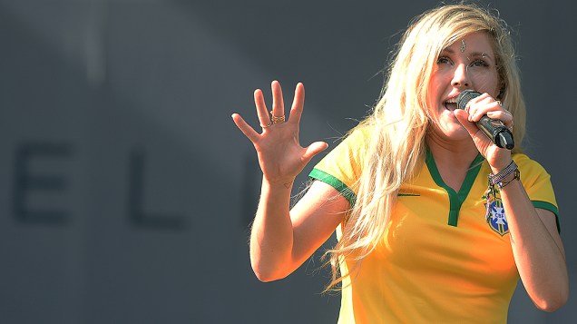 Show da cantora Ellie Goulding no segundo dia do Festival Lollapalooza 2014 no Autódromo de Interlagos, em São Paulo Show da cantora Ellie Goulding no segundo dia do Festival Lollapalooza 2014 no Autódromo de Interlagos, em São Paulo