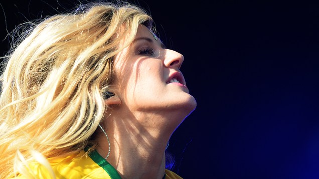 Show da cantora Ellie Goulding no segundo dia do Festival Lollapalooza 2014 no Autódromo de Interlagos, em São Paulo