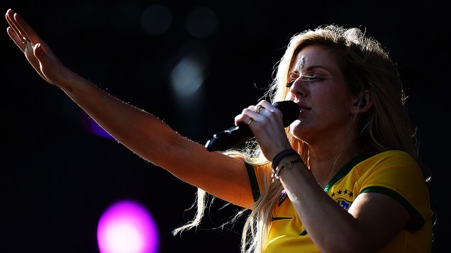 Show da cantora Ellie Goulding no segundo dia do Festival Lollapalooza 2014 no Autódromo de Interlagos, em São Paulo Show da cantora Ellie Goulding no segundo dia do Festival Lollapalooza 2014 no Autódromo de Interlagos, em São Paulo