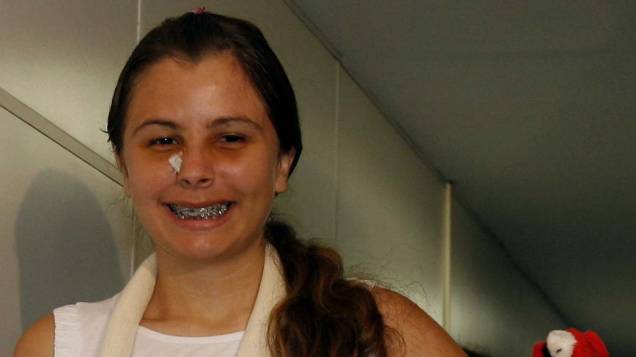 Nayara Rodrigues da Silva, 15 anos, no Centro Hospitalar Municipal de Santo André Nayara Rodrigues da Silva, 15 anos, no Centro Hospitalar Municipal de Santo André