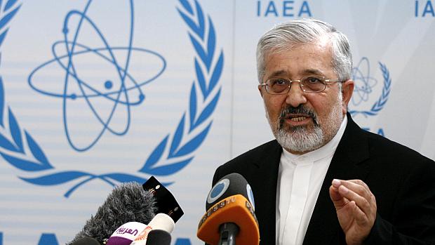 Embaixador do Irã na AIEA, Ali-Asghar Soltanieh, representa o país na reunião