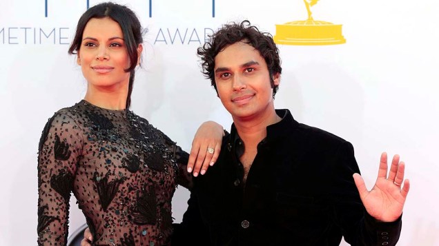 O ator Kunal Nayyar durante o Emmy Awards 2012