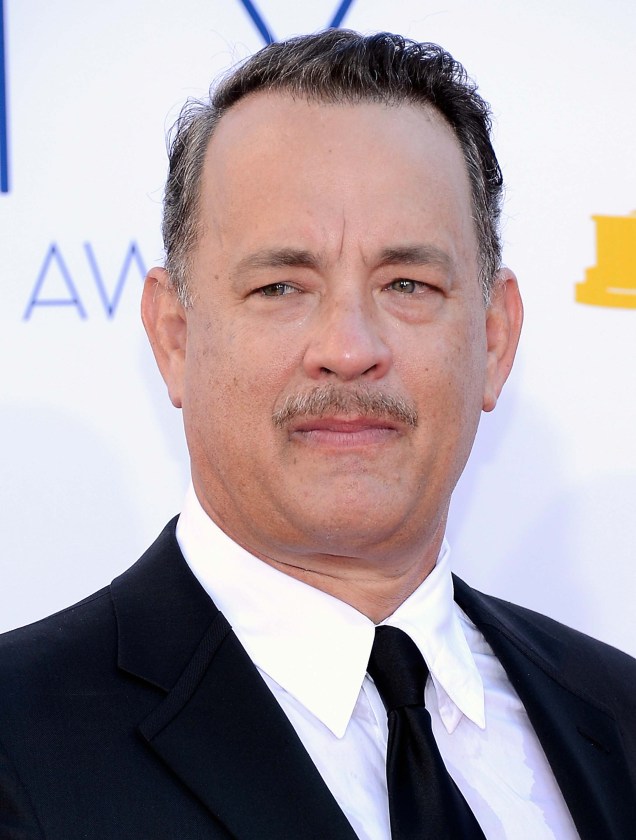 O ator Tom Hanks durante o Emmy Awards 2012