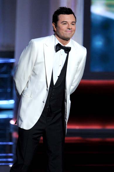Seth MacFarlane durante o Emmy Awards 2012