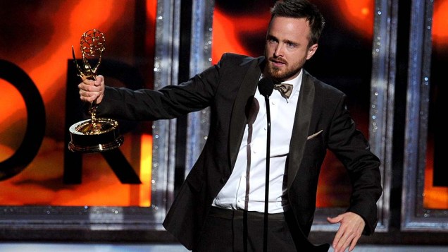 Aaron Paul, de Breaking Bad, leva o Emmy de melhor ator coadjuvante de série dramática