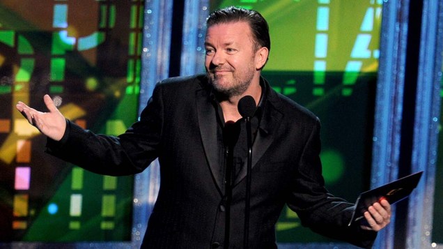 Ricky Gervais durante o Emmy Awards 2012