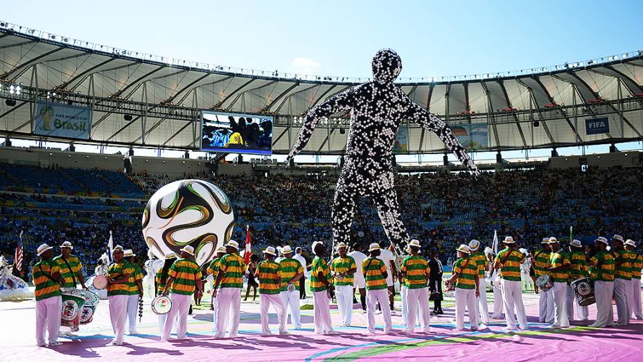 Cerimônia de encerramento da Copa do Mundo no Maracanã, no Rio