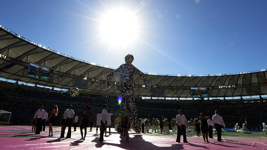 Cerimônia de encerramento da Copa do Mundo no Maracanã, no Rio