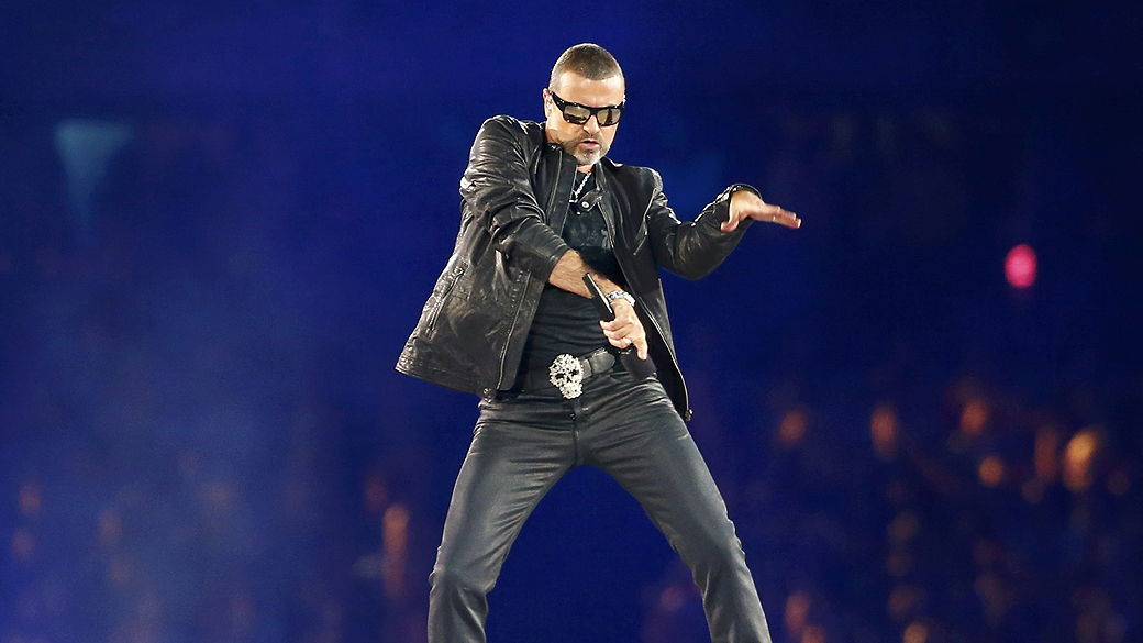 Apresentação de George Michael na festa de encerramento dos Jogos Olímpicos de Londres, em 12/08/2012