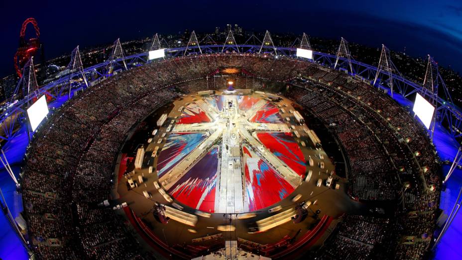 Encerramento dos Jogos Olímpicos de Londres, em 12/08/2012