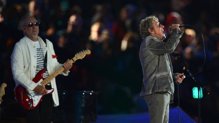 Apresentação do The Who na festa de encerramento dos Jogos Olímpicos de Londres