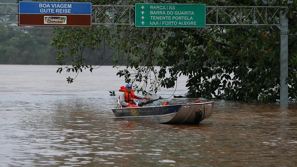 Chuvas castigam Estado de Santa Catarina