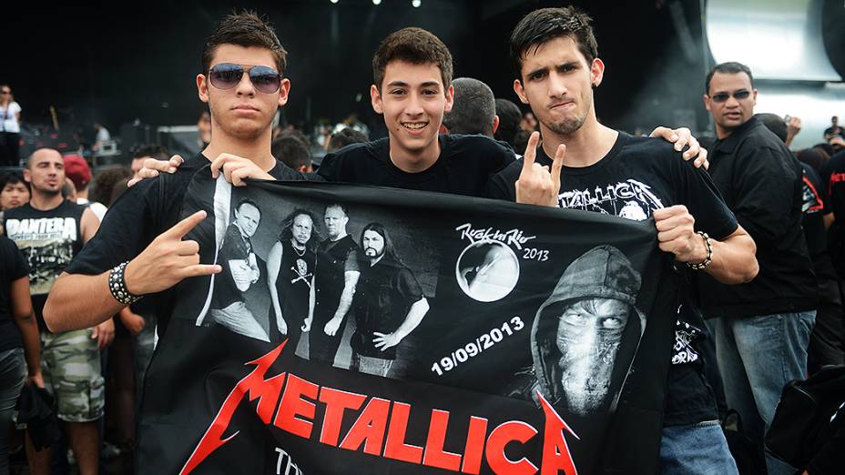 Movimentação do público durante o quarto dia do Rock in Rio 2013