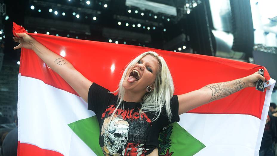Movimentação do público durante o quarto dia do Rock in Rio 2013
