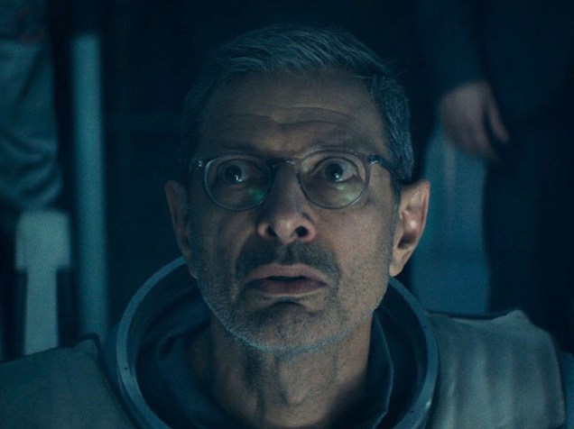 O ator Jeff Goldblum em cena do filme Independence Day - O Ressurgimento