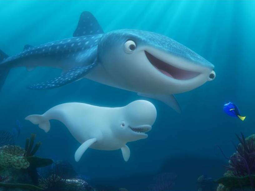 Cena do filme Procurando Dory