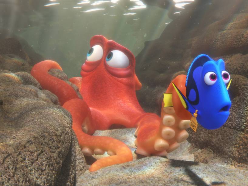 Cena do filme Procurando Dory