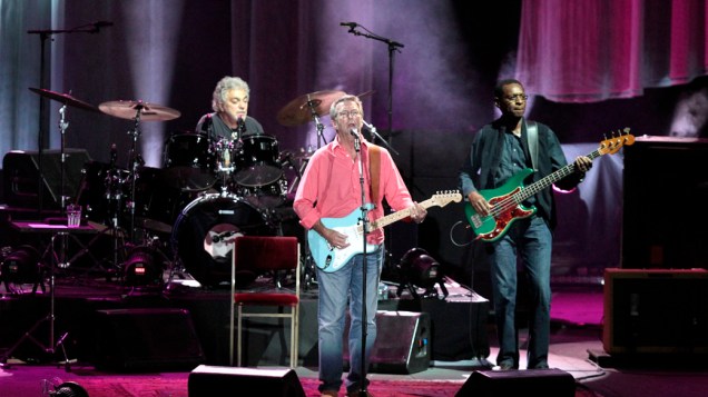 Eric Clapton durante show no Rio de Janeiro, em 10/10/2011