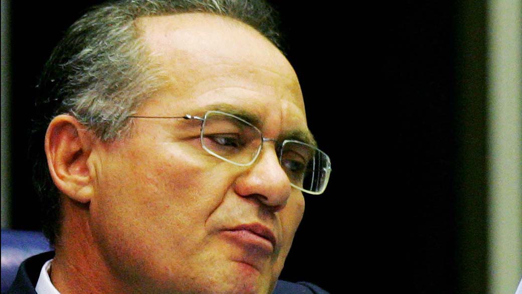 Renan Calheiros, quando ocupava o cargo de presidente do Senado