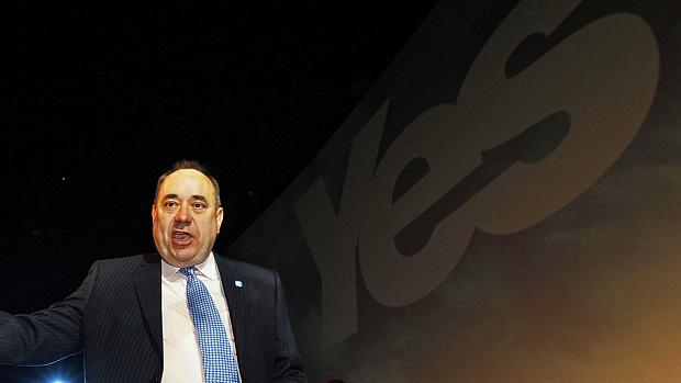 Chefe do governo escocês, Alex Salmond