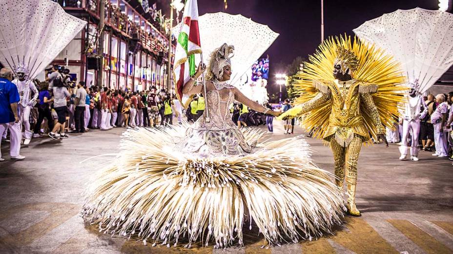 Grande Rio, durante Desfiles das Escolas de Sambas do Grupo Especial do Carnaval do Rio de Janeiro 2014