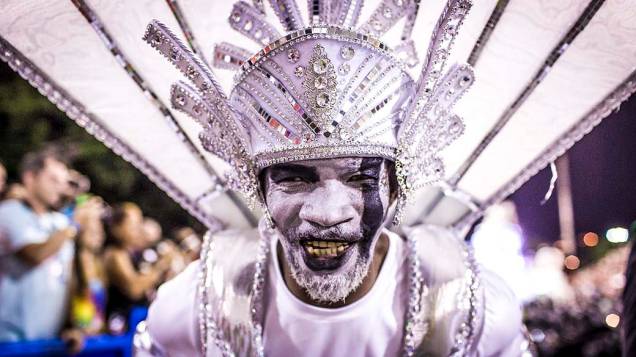 Grande Rio durante Desfiles das Escolas de Sambas do Grupo Especial do Carnaval do Rio de Janeiro 2014