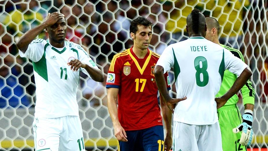 Espanha vence a Nigéria, e é líder do grupo B, pela Copa das Confederações, em Fortaleza