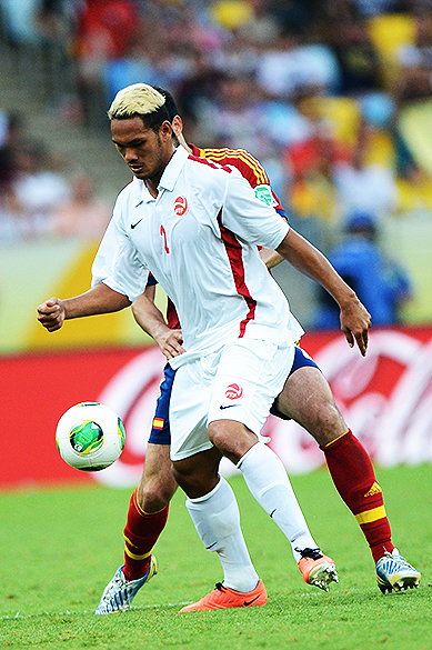 Partida entre Espanha e Taiti válida pela Copa das Confederações, no Maracanã, nesta quinta-feira (20)