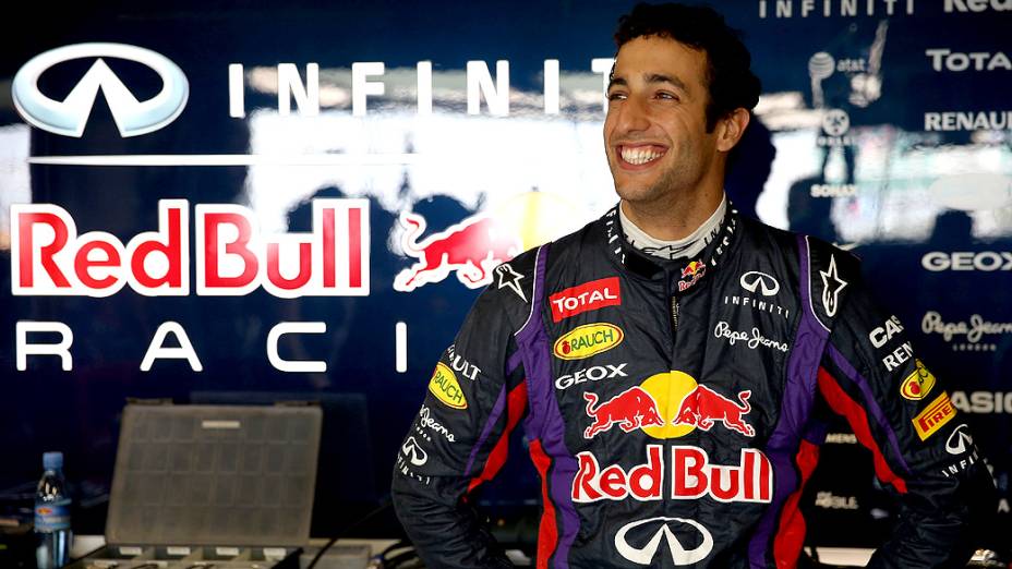 Piloto australiano Daniel Ricciardo em Silverstone