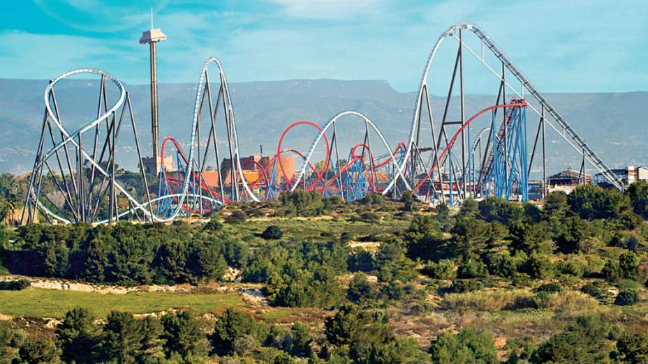 Projeto do parque Ferrari Land na Espanha