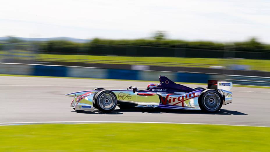 Testes da Formula E em Donington Park, no Reino Unido