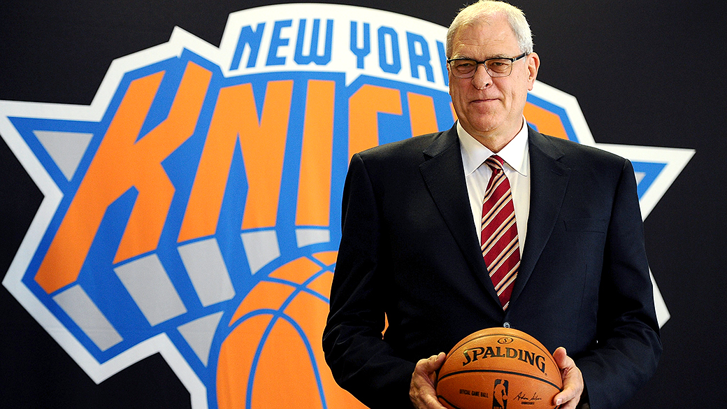 Phil Jackson foi apresentado como novo presidente do New York Knicks
