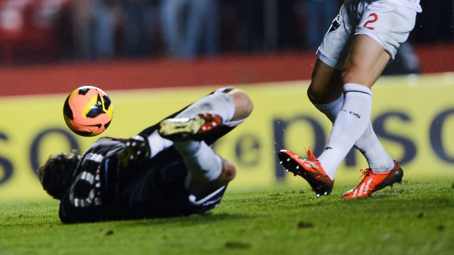 Rogério Ceni durante partida contra o Atlético-PR, válida pelo Campeonato Brasileiro, no estádio do Morumbi - (15/08/2013)