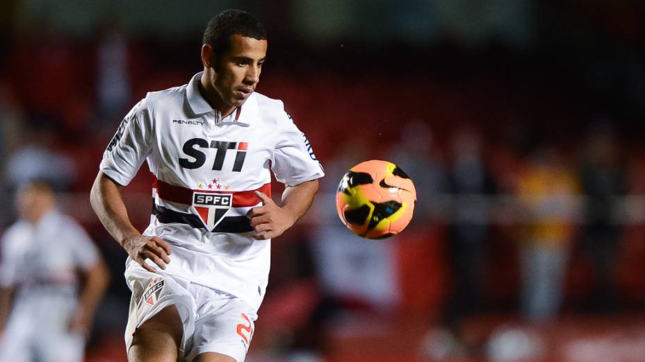 Lucas Evangelista durante partida contra o Atlético-PR, válida pelo Campeonato Brasileiro, no estádio do Morumbi - (15/08/2013)